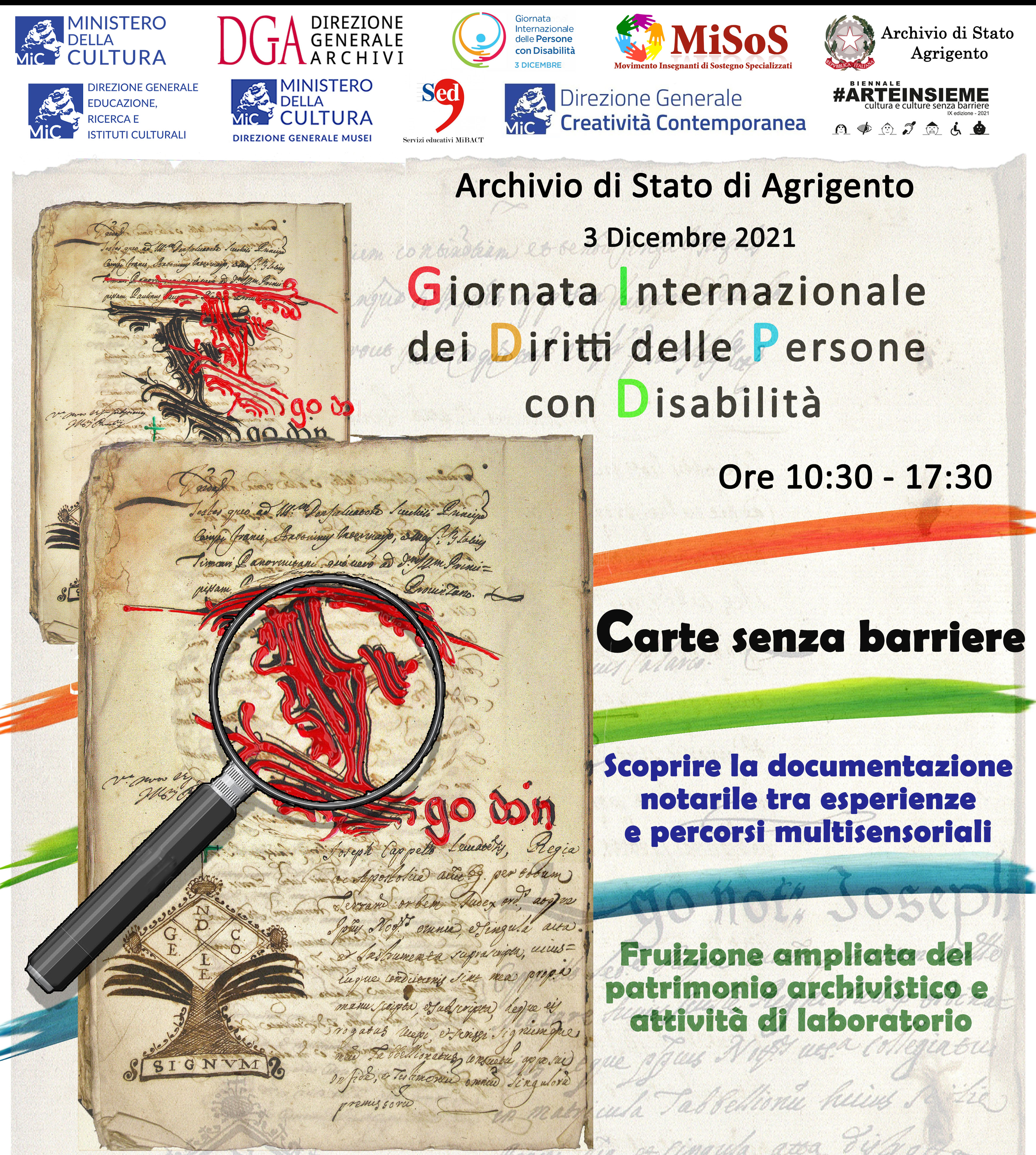 Carte senza barriere. Scoprire la documentazione notarile tra esperienze e percorsi multisensoriali